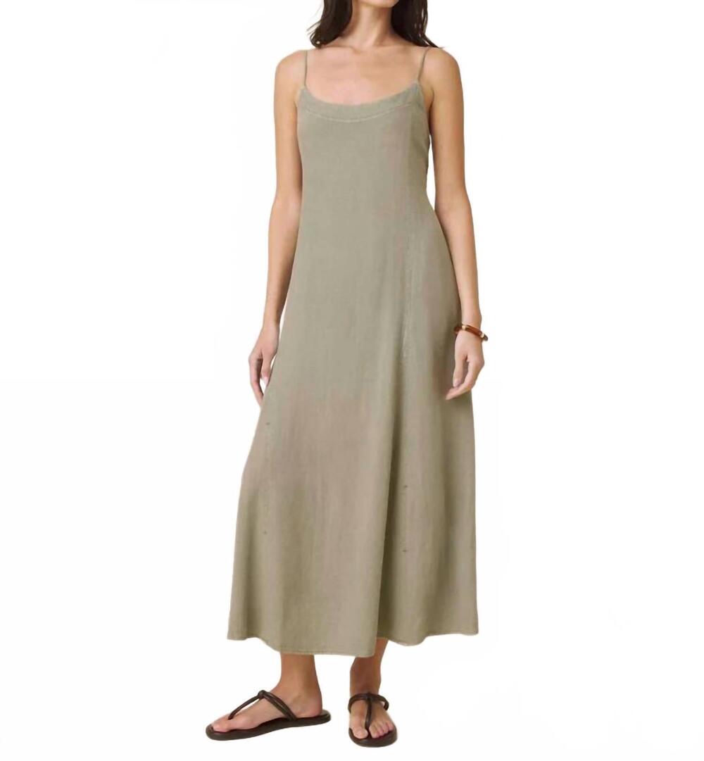 NEW SPLENDID coastal midi dress in eucalyptus